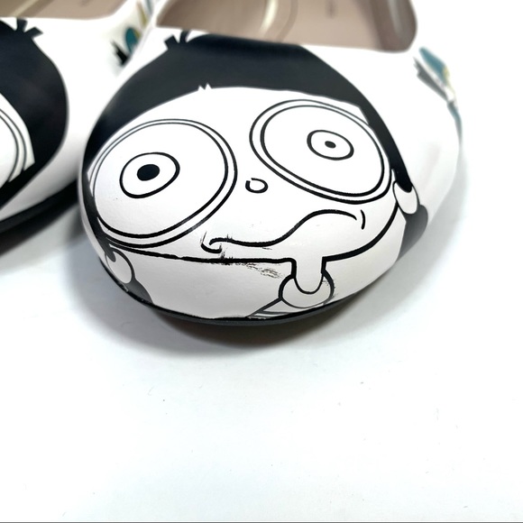 Marc by Marc Jacobs White Multicolored Bird Flats Size 40 (U.S. 10) - Picture 8 of 10